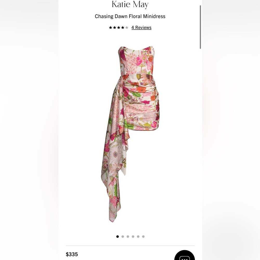 Katie May Chasing Dawn Floral Minidress